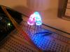 close up of LEDs